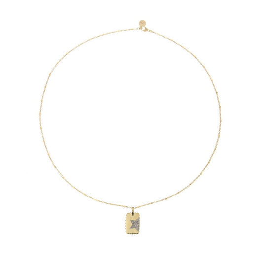 Girocollo Rue Des Mille Medaglia Stella - Catena e Punto GRZ-009RTSTE