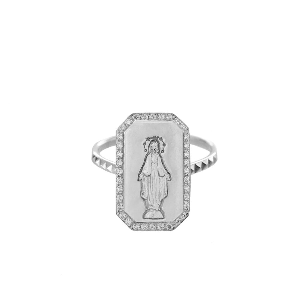 Anello Rue Des Mille Medaglia Madonnina ANZ-009 RT MD
