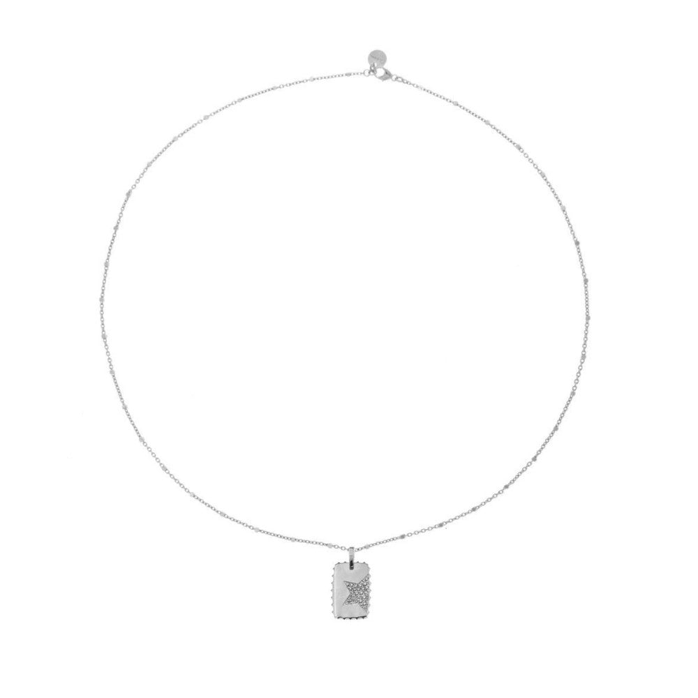 Girocollo Rue Des Mille Medaglia Stella - Catena e Punto GRZ-009RTSTE