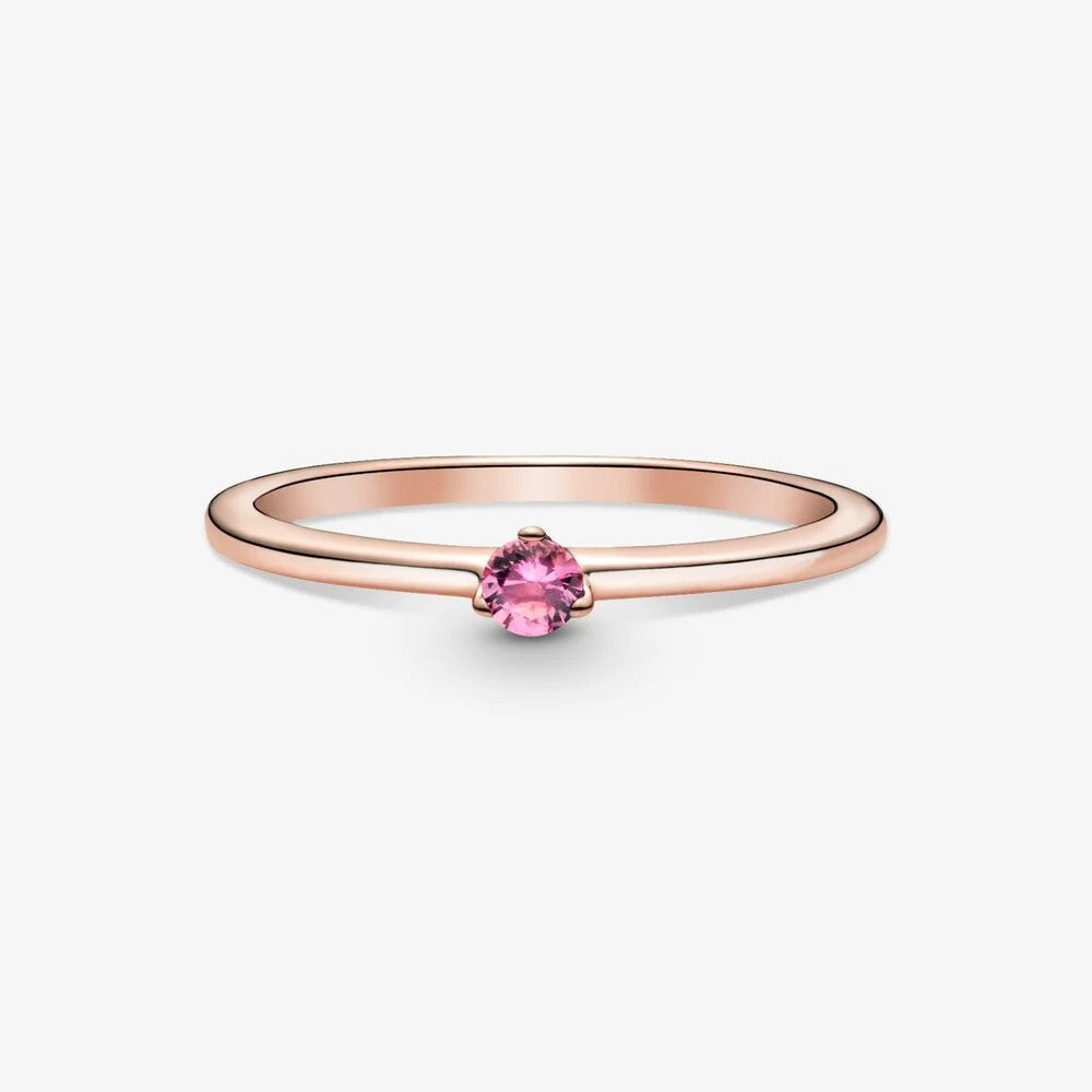 Pandora Pink Solitaire Ring 189259C03
