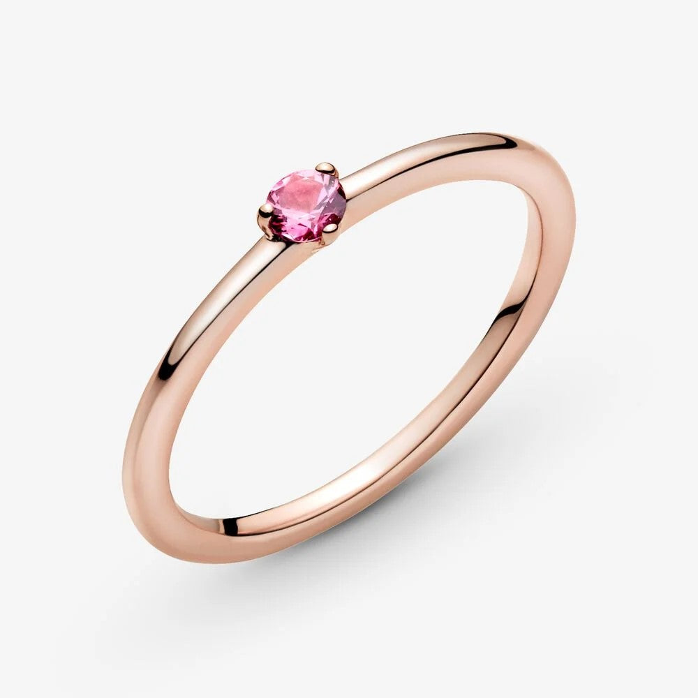 Pandora Pink Solitaire Ring 189259C03