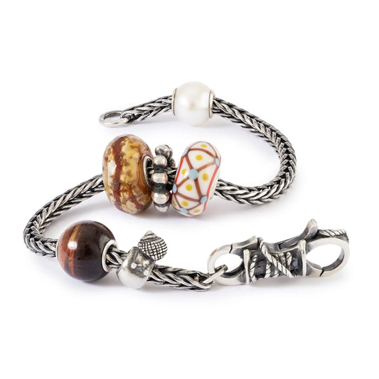 Bead Trollbeads Occhio di Tigre Rosso Rotondo TSTBE-00044