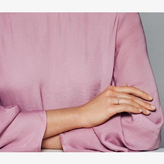 Anello Pandora a Fascia Conchiglie con Sfere 198943C00