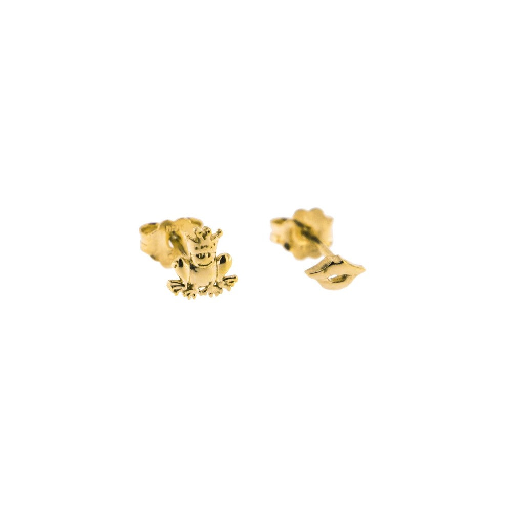 Rue Des Mille Frog/Mouth Stud Earrings ORLOBRANBOCRH