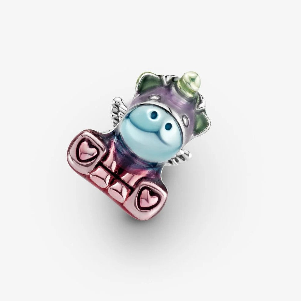 Charm Pandora Bruno l'Unicorno con Arcobaleno Colorato 799353C01