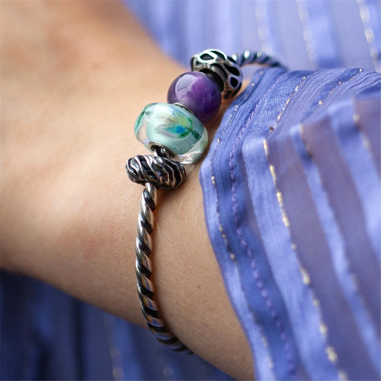 Bead Trollbeads Tulipani Arcobaleno TGLBE-20439