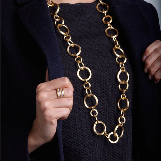 Anello Marco Bicego Jaipur Link & Diamond AB479 B Y 02