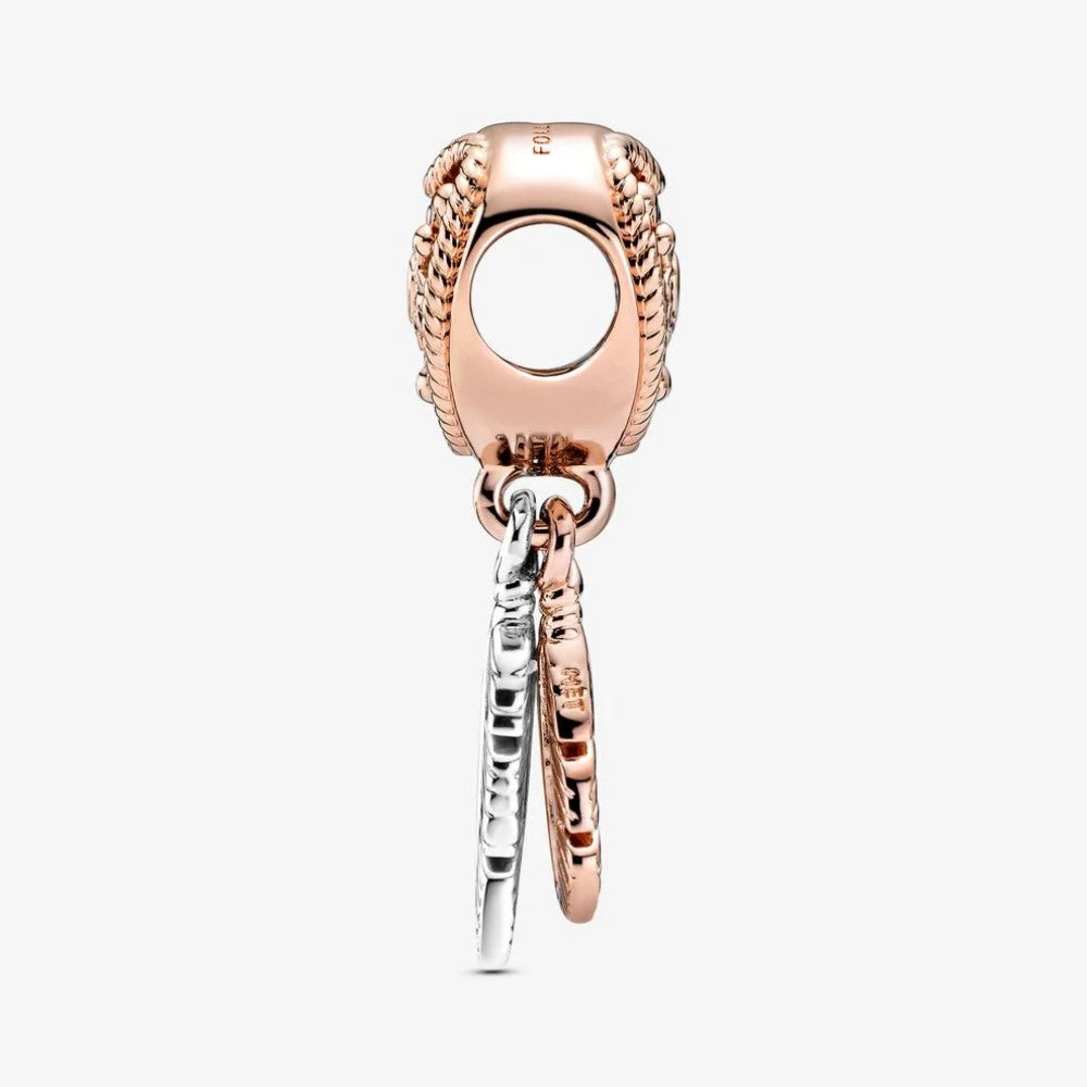 Pandora Dreamcatcher Charm with Feathers and Openwork Heart 789068C00