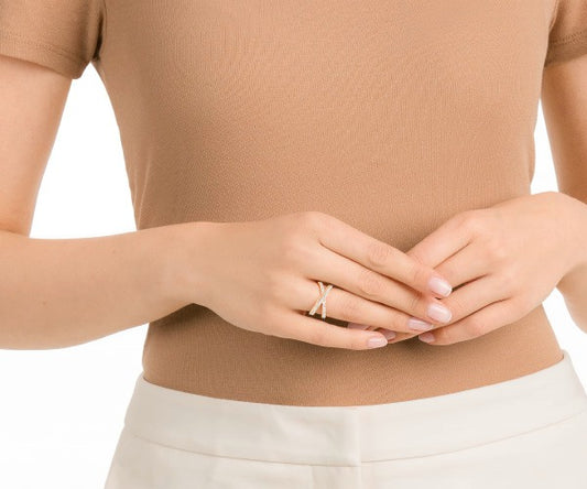 Swarovski Delta Cross Ring