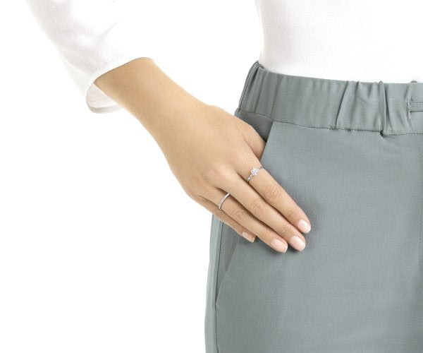 Set Anelli Swarovski I Do Round