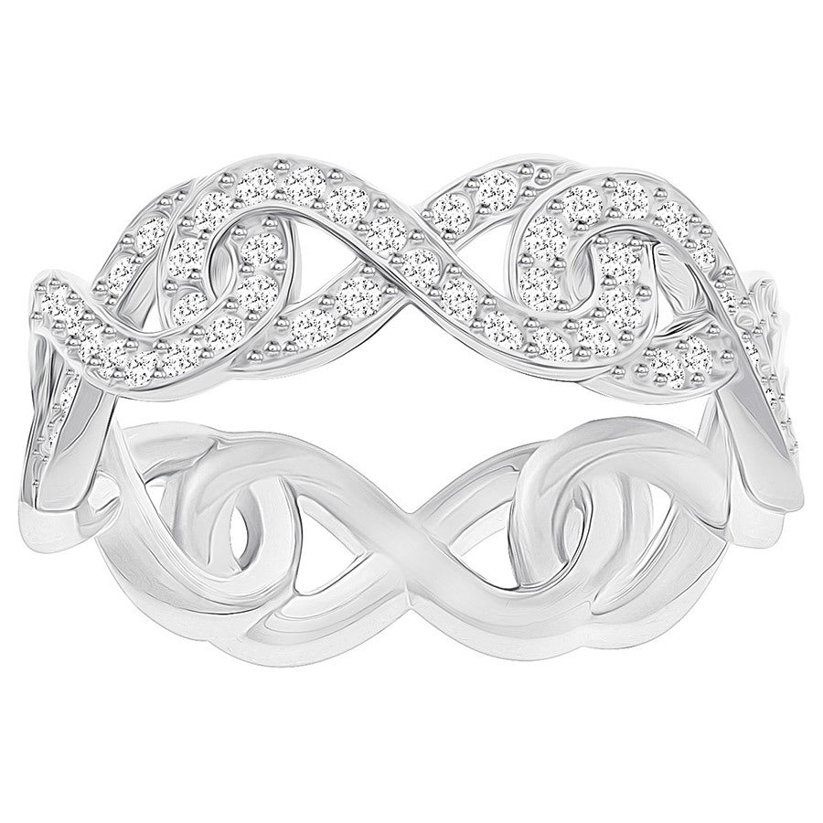 Swarovski Infinity Ring