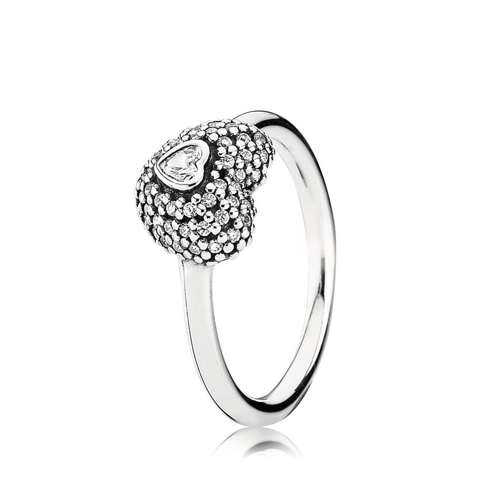 Pandora Heart Pavé Ring 190877CZ