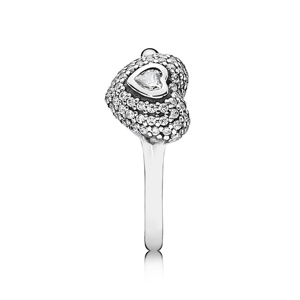 Pandora Heart Pavé Ring 190877CZ