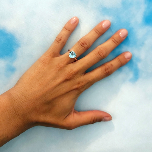 An Casadei 9kt Cuore Cielo