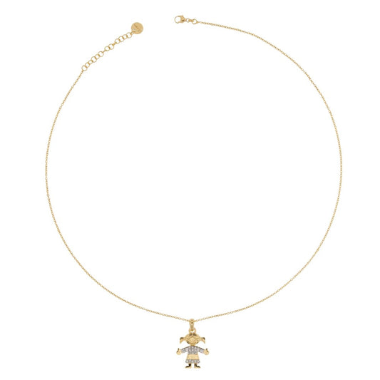 Girocollo Rue Des Mille Con Soggetto Zirconi Bimba GRZ-007-BIMBA