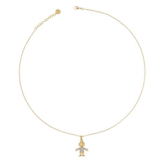 Girocollo Rue Des Mille Con Soggetto Zirconi Bimbo GRZ-007-BIMBO-AU