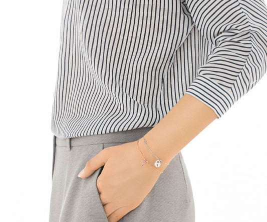 Braccialetto Swarovski Set Crystal Wishes Key 5272251