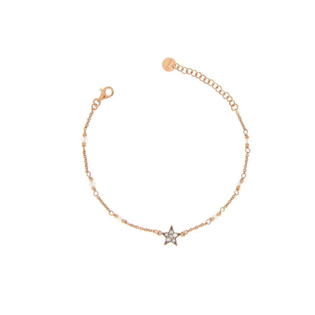 Rue Des Mille Star Chain Bracelet BRZ-001-STE