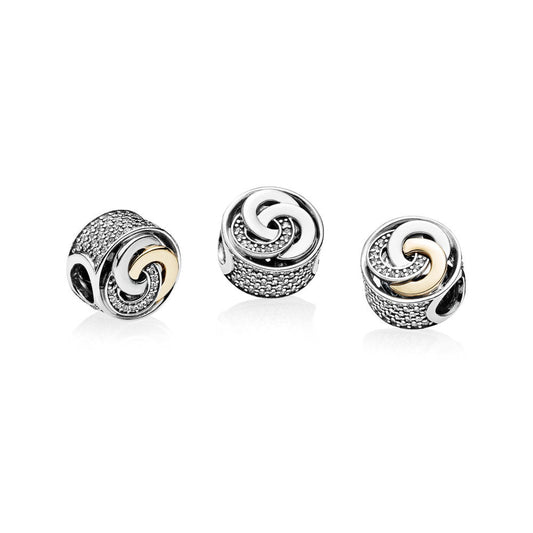 Charm Pandora Cerchi Intrecciati 792090CZ