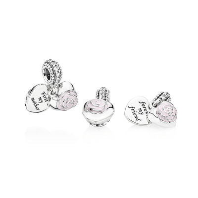 Pandora Charm pendente Rosa di Mamma 791528EN40