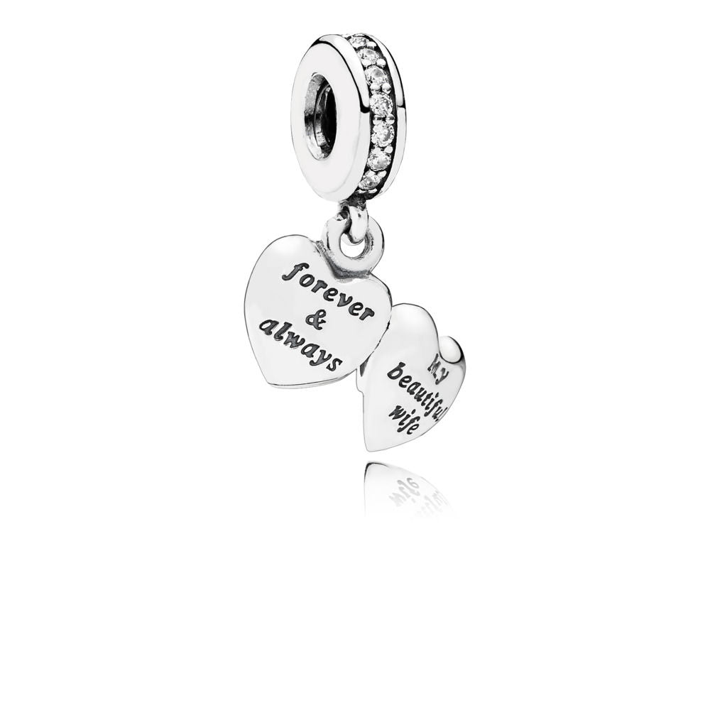 Pandora My Beautiful Wife Pendant Charm 791524CZ