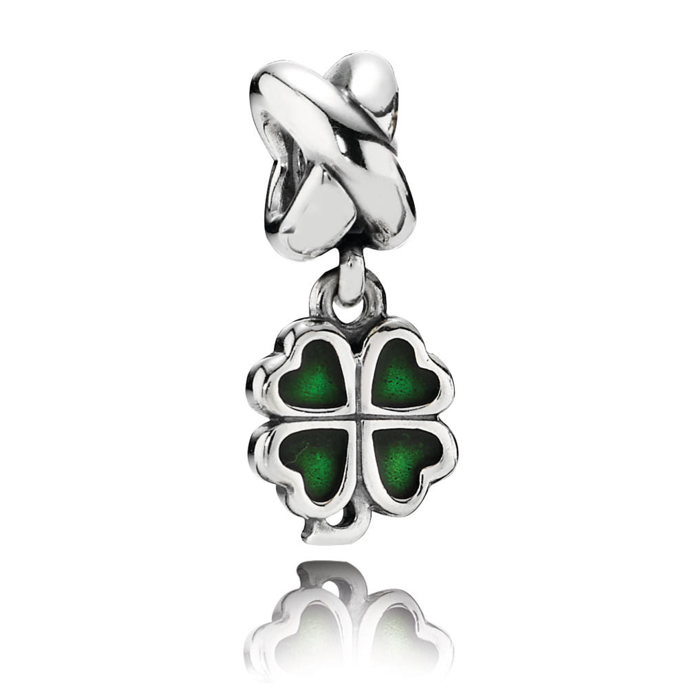 Pandora Charm Pandora Lucky Clover Pandora Moments Luck Courage