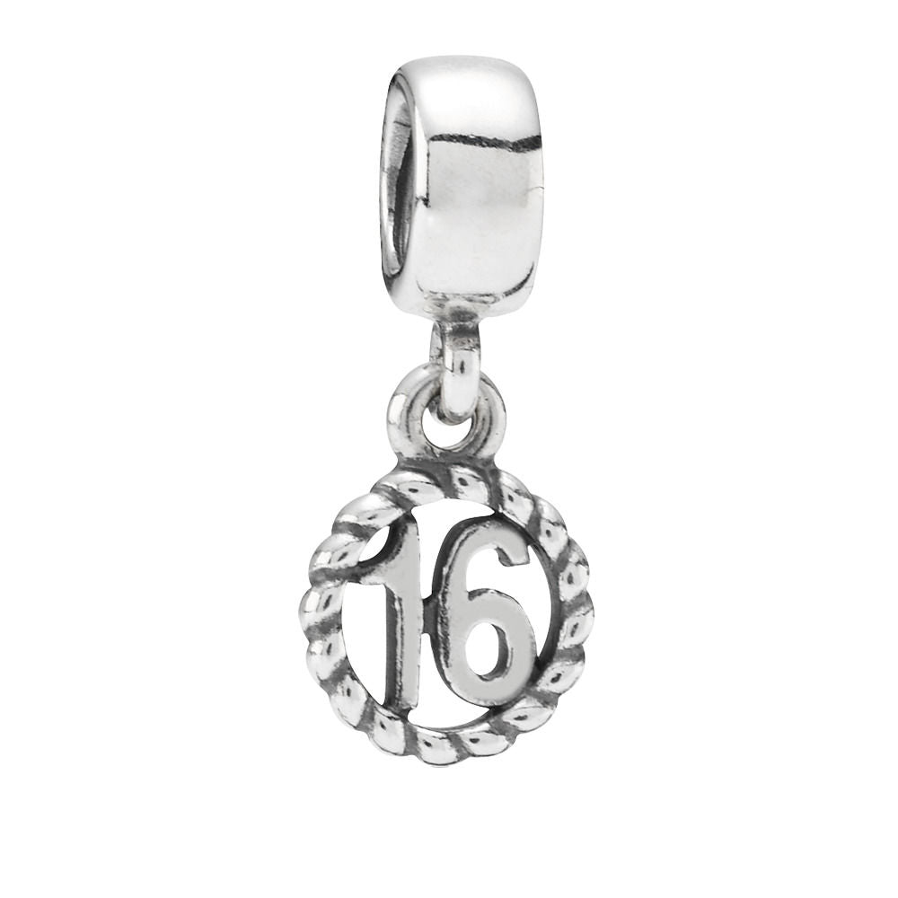 Pandora Sixteen Years Pendant Charm 790494