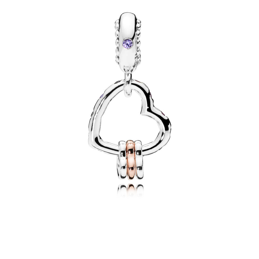 Pandora Charm Pendente Unione di Cuori 787247NLCMX