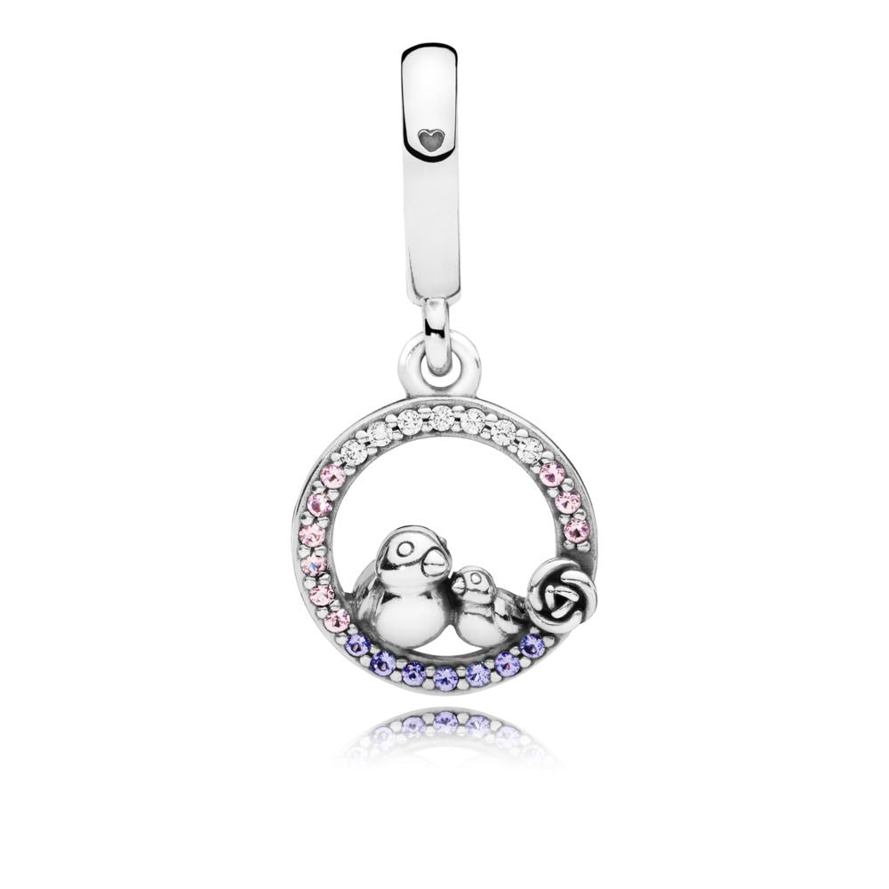Pandora Mom and Baby Pendant Charm 797060NPRMX