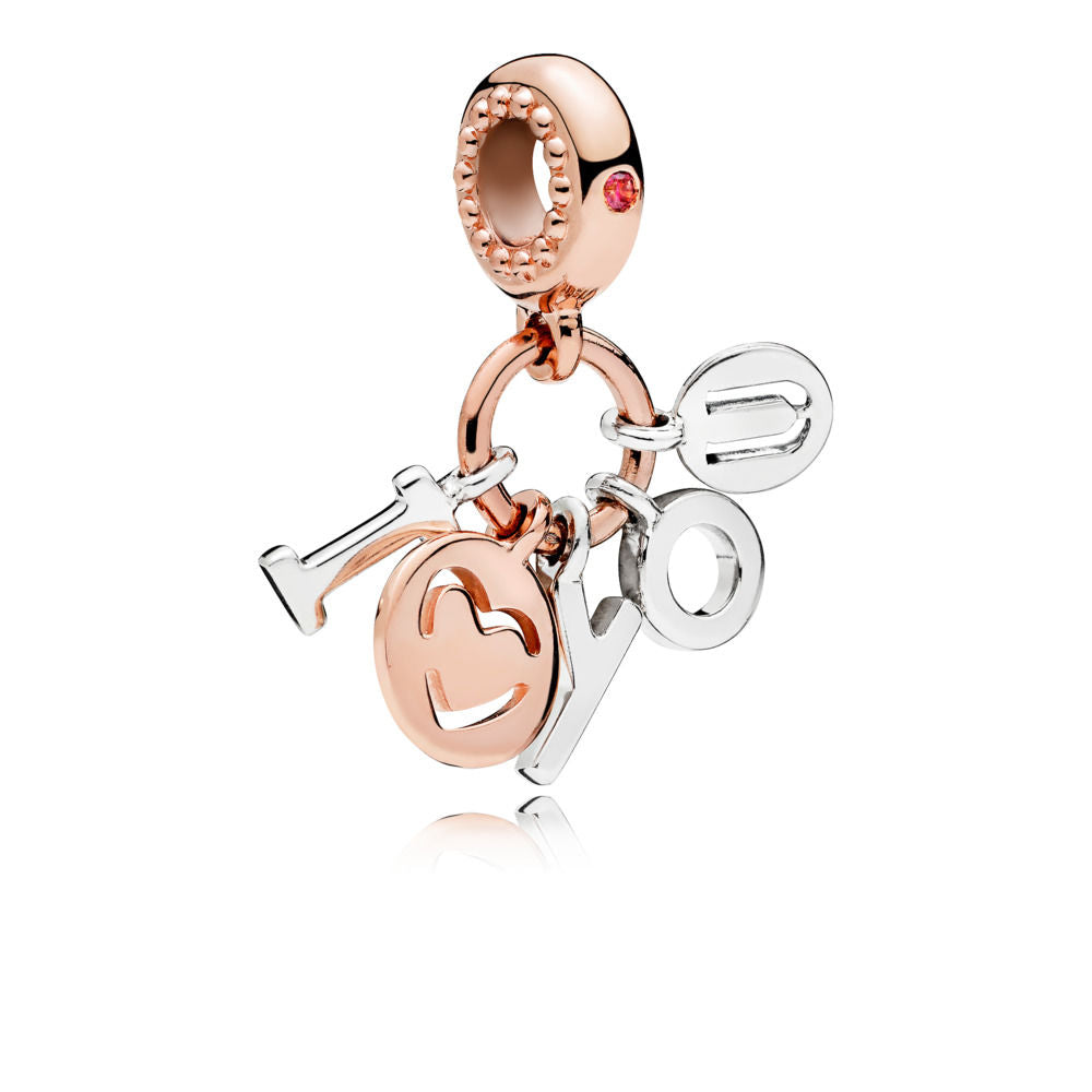 Pandora I Love You Pendant Charm 786596CZR