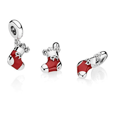 Pandora Charm Pendente Calza di Natale 796387EN39