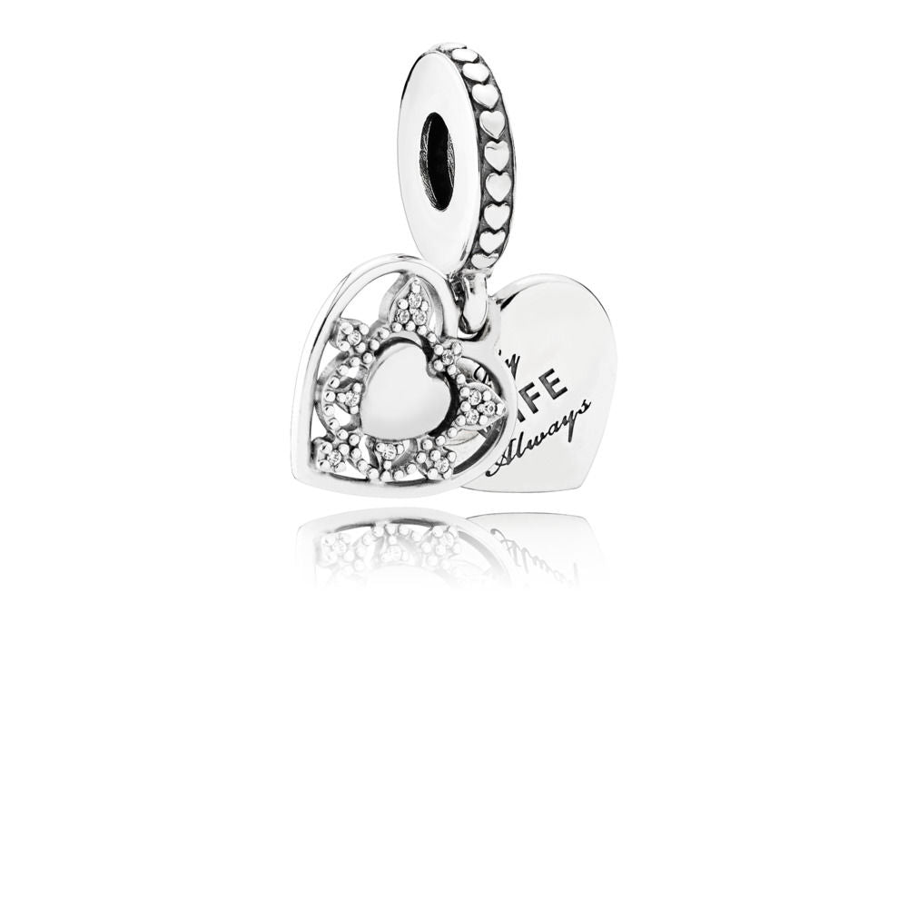 Charm Pendente Mia Moglie per Sempre 792099CZ