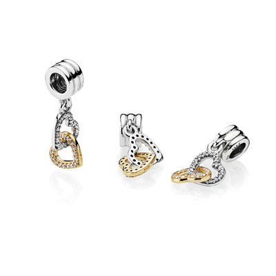 Pandora Charm Pendente Cuori Intrecciati 792068CZ