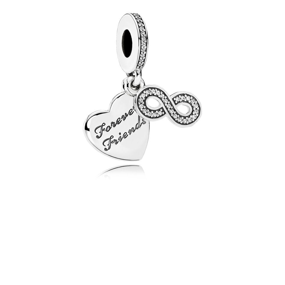 Pandora Friends Forever Pendant Charm 791948CZ