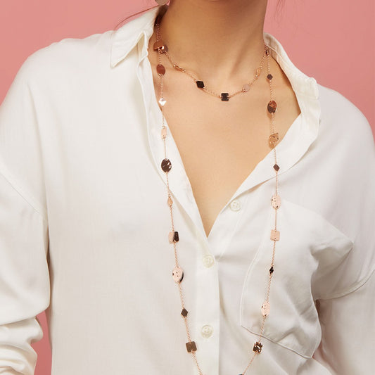 Collana Rue des Mille GoldenFall Forme Geometriche  RUE-CL-MT02-MNG