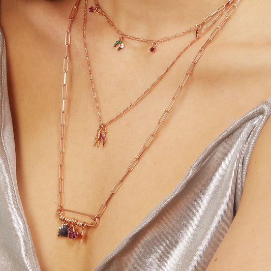 Collana Rue des Mille Stardust Spilla Grande CLZ-401_SPI