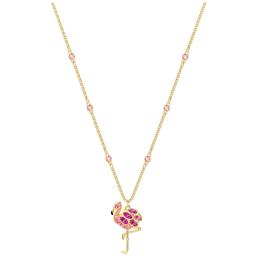 Swarovski Lime Flamingo Necklace 5375303