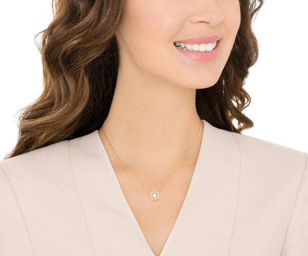 Collana Swarovski Sparkling Dance Round 5284186