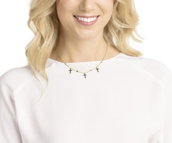 Girocollo Swarovski Mini Cross 5395809