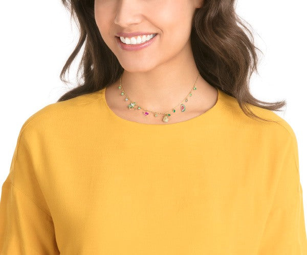 Swarovski Lime Charms Necklace 5375302
