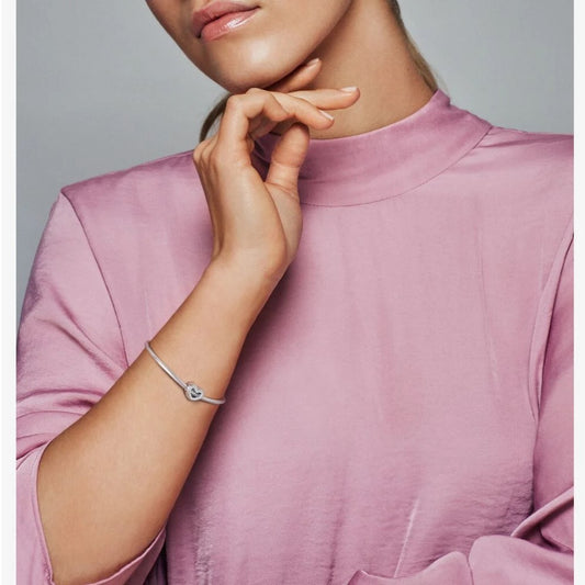 Charm Pendente Pandora a Cuore Aperto con Maglia Snake 799100C01