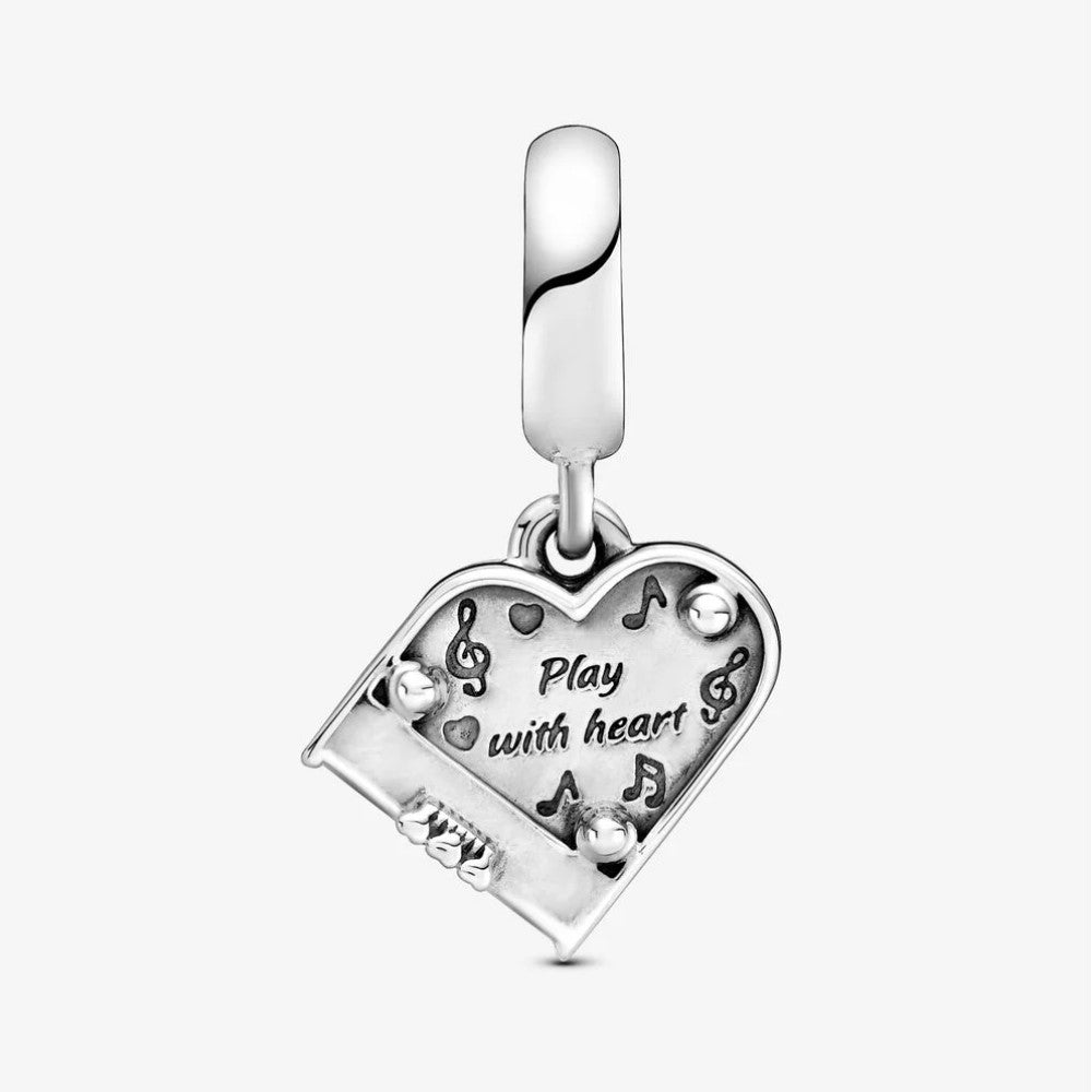 Pandora Heart Piano Pendant Charm 799101C01