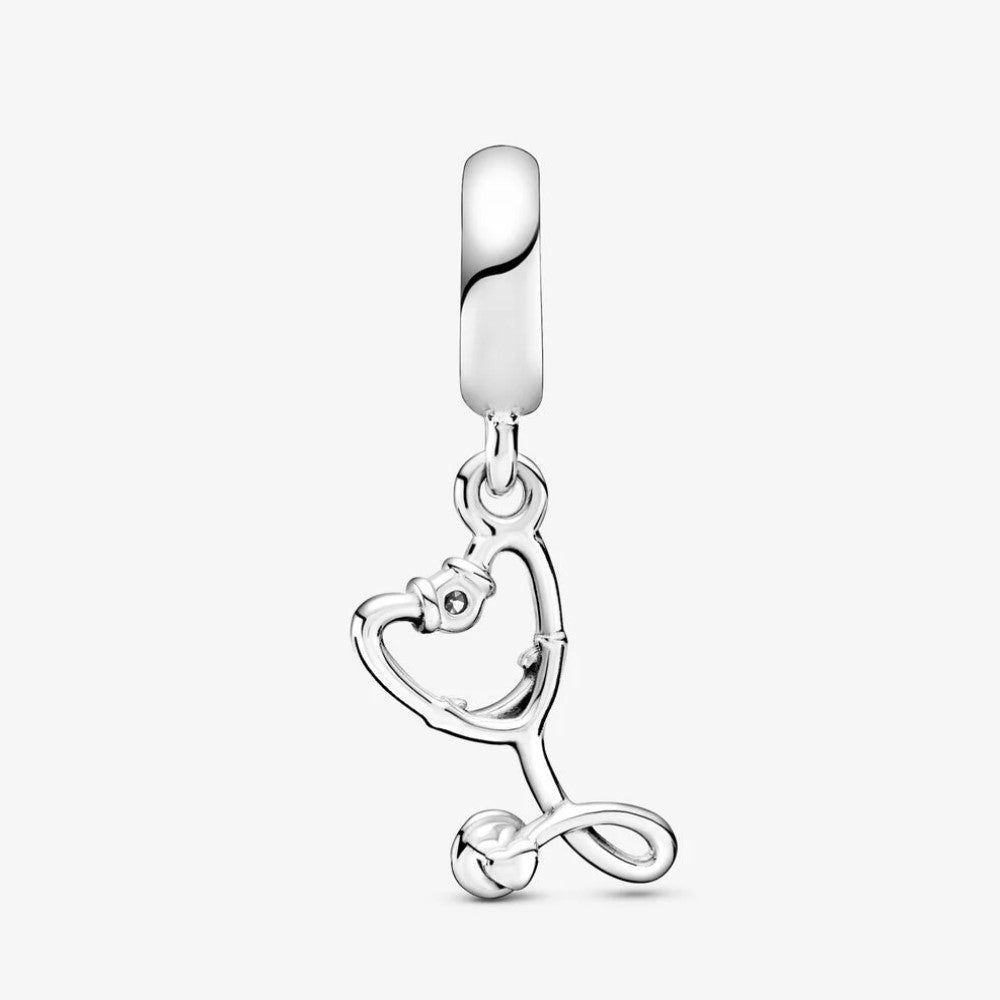 Pandora Stethoscope Heart Pendant Charm 799072C01