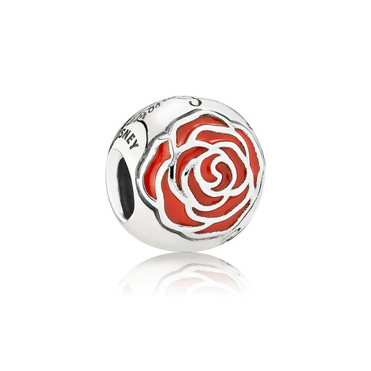 Pandora Disney, Charm La Rosa Incantata di Belle 791575EN09