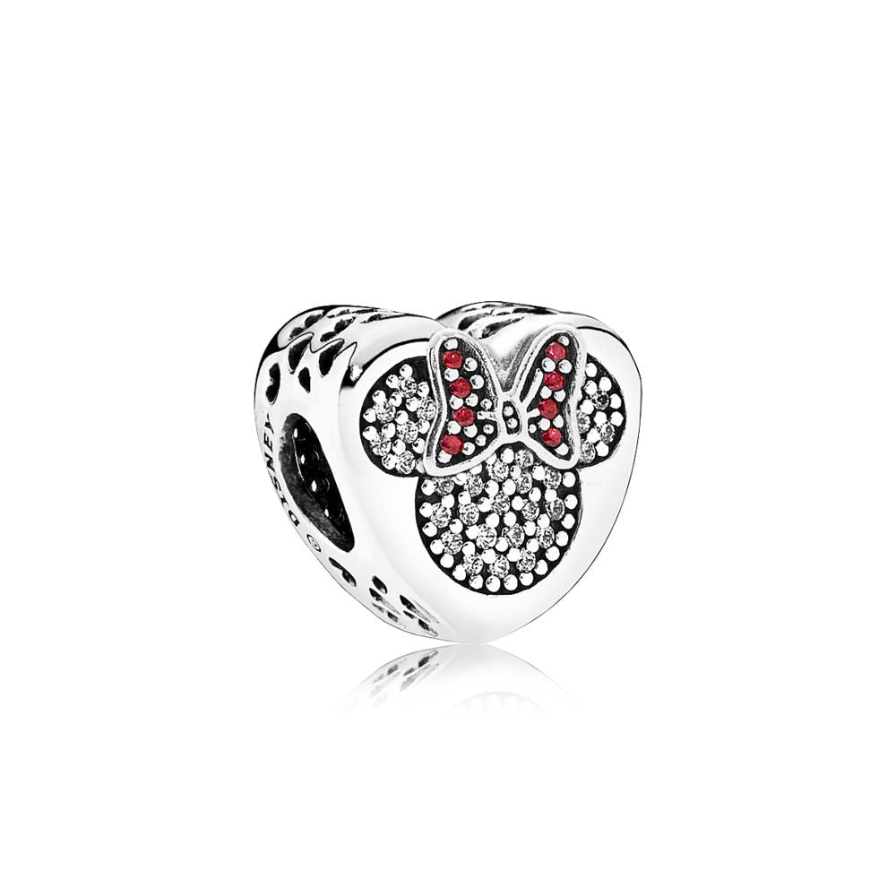 Pandora Disney, Mickey Mouse and Minnie True Love Charm 792050CZ
