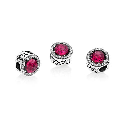 Pandora Disney, Belle's Bright Rose Charm 792140NCC