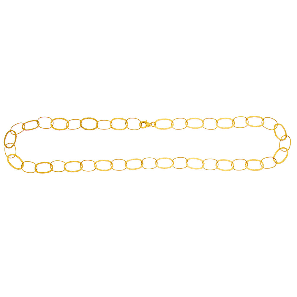 Collana maglia ovale alternata Giovanni Raspini 08158