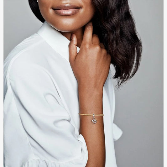 Charm Pendente Pandora con Logo e Triplo Monogramma 799044C01