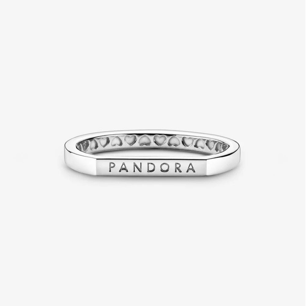 Anello Pandora Componibile con Barretta e Logo 199048C00