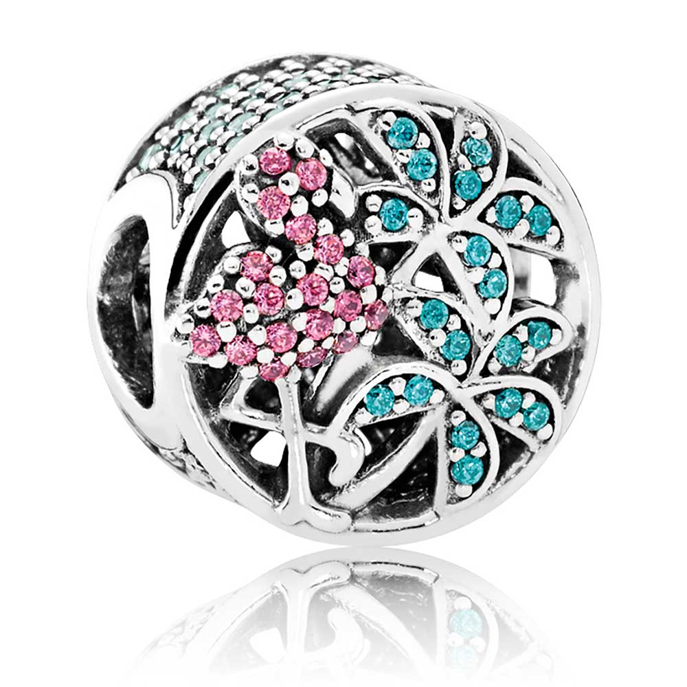 Charm Pandora Fenicottero Tropicale 792117CZS